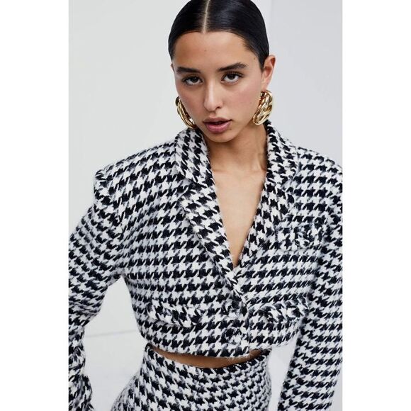 For Love & Lemons Bonnie Crop Blazer - Picture 2 of 13